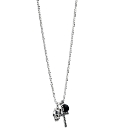 Fred Bennett Skull, Cross & Bead Pendant