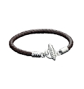 Fred Bennett Leather T-Bar Bracelet