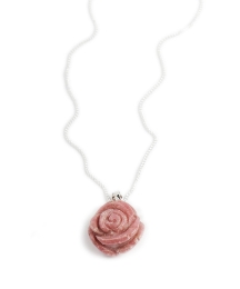 Sterling Silver Rose Pendant
