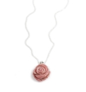 Sterling Silver Rose Pendant