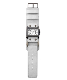 Kahuna Gents White Strap Cuff Watch