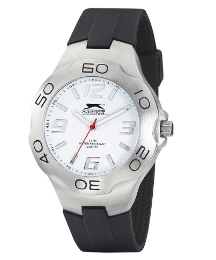 Slazenger Gents Black Strap Watch