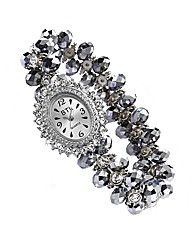 Ladies Oval Dial Stretch Watch