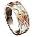 Clogau Silver Royal Oak Ring