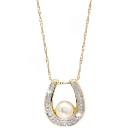 9 Carat Gold Horse Shoe Pendant