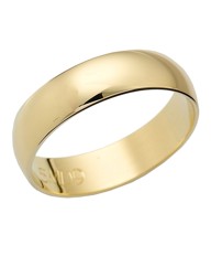 9 Carat Gold Medium Weight Wedding Band