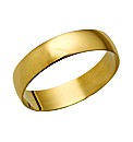 Gents 9ct Gold Light Weight Wedding Band