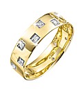 9 Carat Gold Diamond-Set Wedding Band