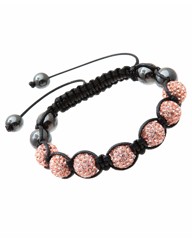 Champagne Crystal Bead Bracelet