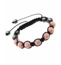 Champagne Crystal Bead Bracelet