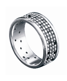Fred Bennett Sterling Silver & CZ Ring