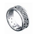 Fred Bennett Sterling Silver & CZ Ring