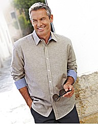 Southbay Long Sleeve Linen Mix Shirt