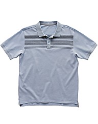 Short Sleeve Pique Polo Shirt Long
