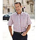 Premier Man Short Sleeve Stripe Shirt