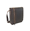 Zip Front Messenger Bag