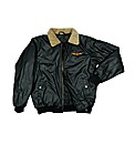 Grey Hawk PU Aviator Jacket