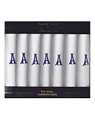 Pack of 7 Initial Hankies