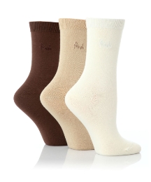 Ladies Pack of 3 Pringle Socks
