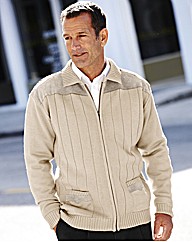 Premier Man Suede Trim Cardigan