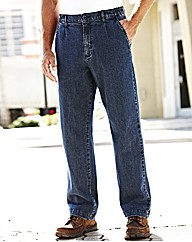 Premier Man Side Elasticated Jeans 29in