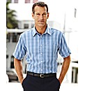 Premier ManShort Sleeve Check Shirt Long