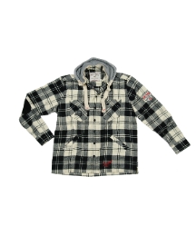 Grey Hawk Hooded Shirt