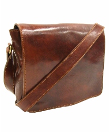 Woodland Leather Messenger Bag