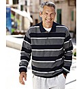Premier Man Button Neck Sweatshirt