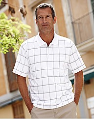 Premier Man Zip Neck Polo Shirt
