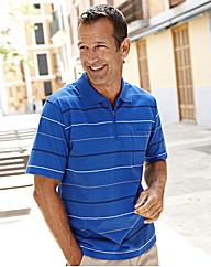 Premier Man Zip Neck Polo Shirt