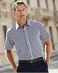 Premier Man Short Sleeve Check Shirt