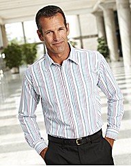 Double Two Long Sleeve Stripe Shirt