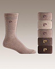 Pierre Cardin Pk 5 Plain Socks
