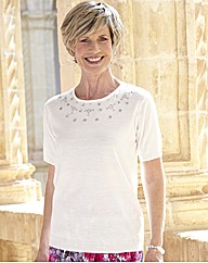 Bead Trim Sweater