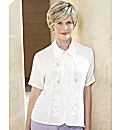 Slimma Embroidered Blouse With Sequins