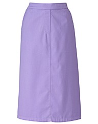 Pull On Brushed Cotton Skirt Length 27in