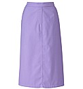 Pull On Brushed Cotton Skirt Length 27in