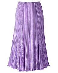 Plain Plisse Skirt Length 27