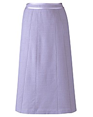Panel Lined Textured Skirt L27 ins