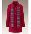 Coat with Detachable Scarf