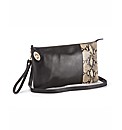 Malissa J Python Clutch