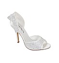 Perfect Avril Diamante Bow Trim Sandals