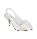 Perfect Nicola Bow Trim Sling Back