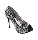 Perfect Sarah Diamante Peep Toe Court