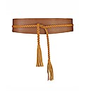 Malissa J Plait And Tassel Waist Belt