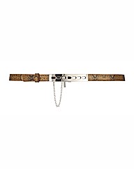 Malissa J Skinny Snake Belt