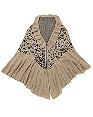 Malissa J Animal Print Shawl