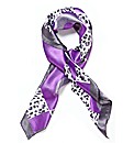 Malissa J Animal Patch Satin Scarf