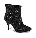 VT Collection Sequin Ankle Boots